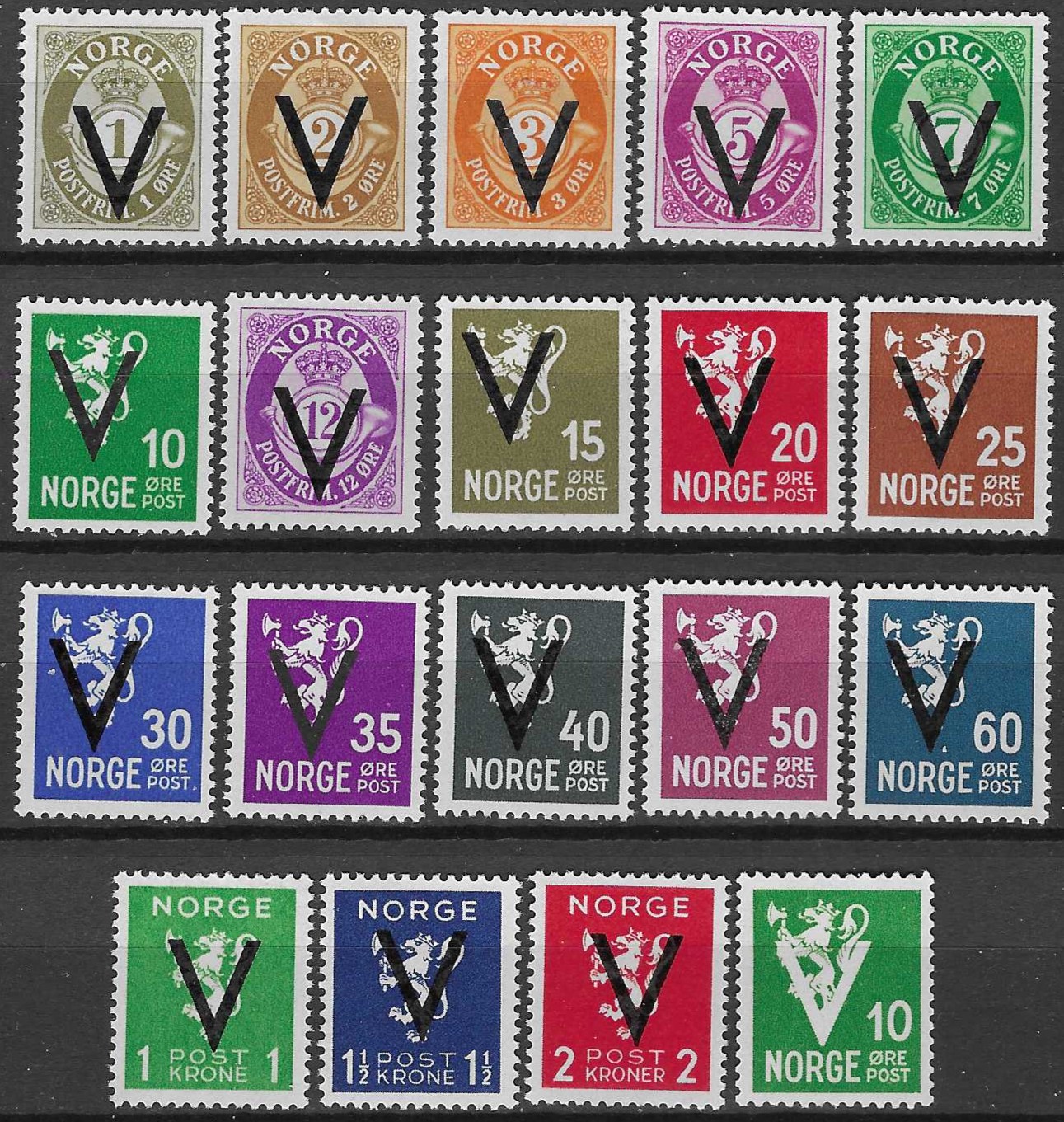 Norge NK 274-91, 293** - verdi 550 NOK