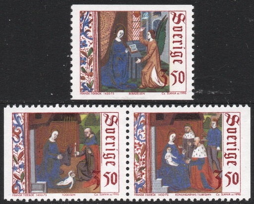 Sverige Afa: 1897-99 - Julefrimerker 1996 **