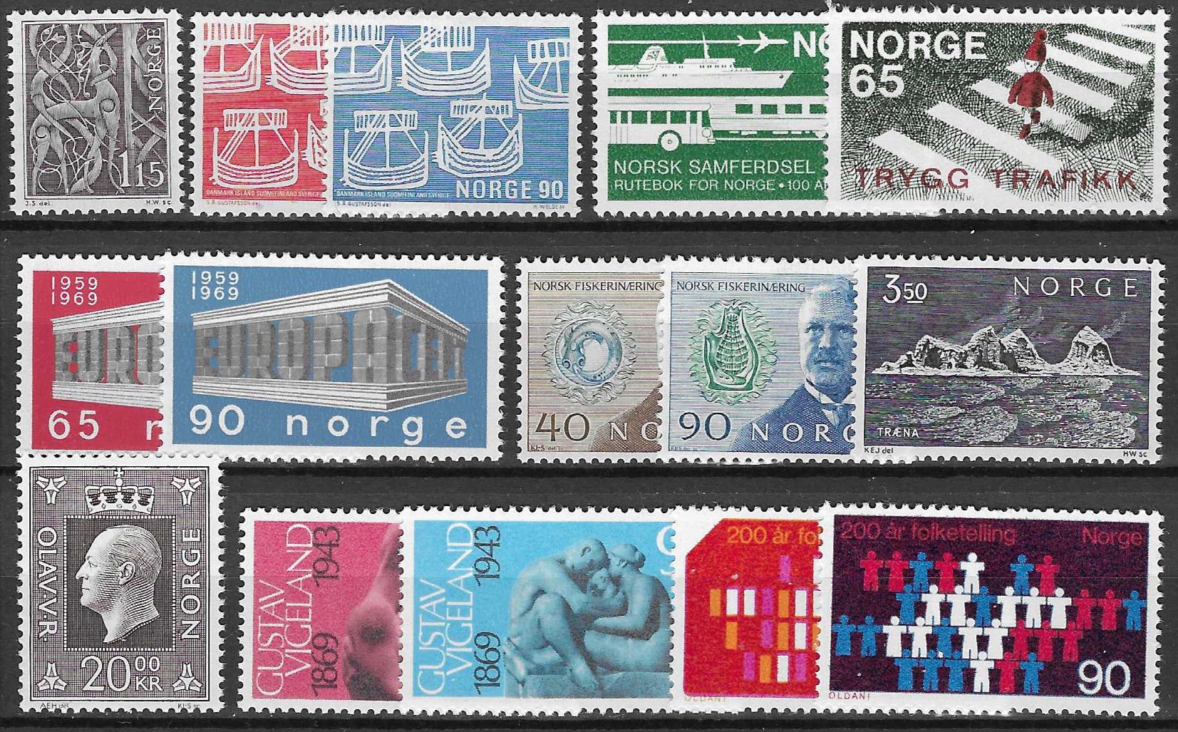 Norge NK 621-35** - verdi 220 NOK