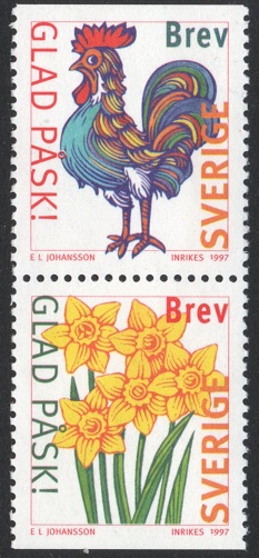 Sverige Afa: 1920-21 - Påskefrimerker **