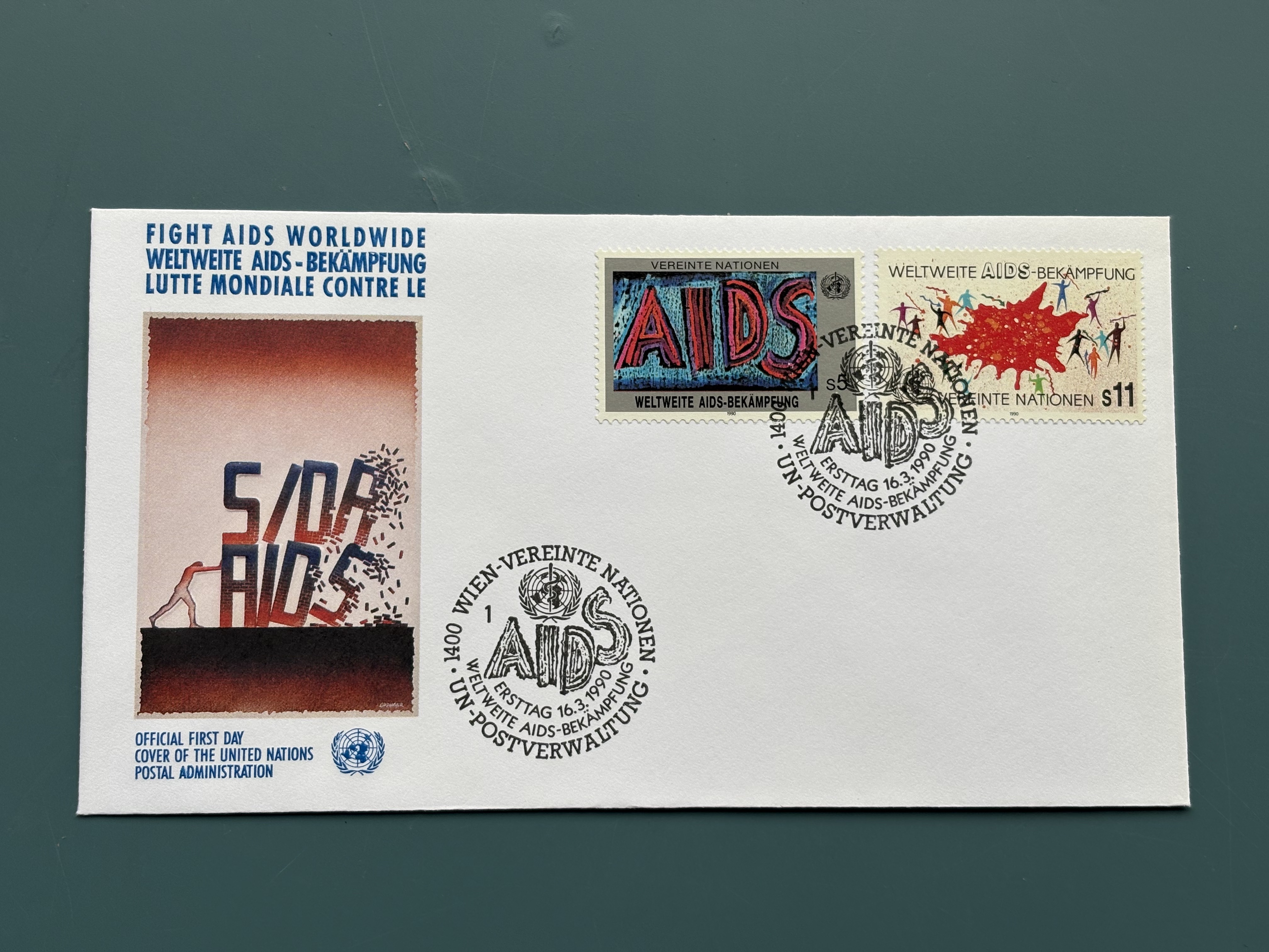 FDC - United Nations Postal Administration