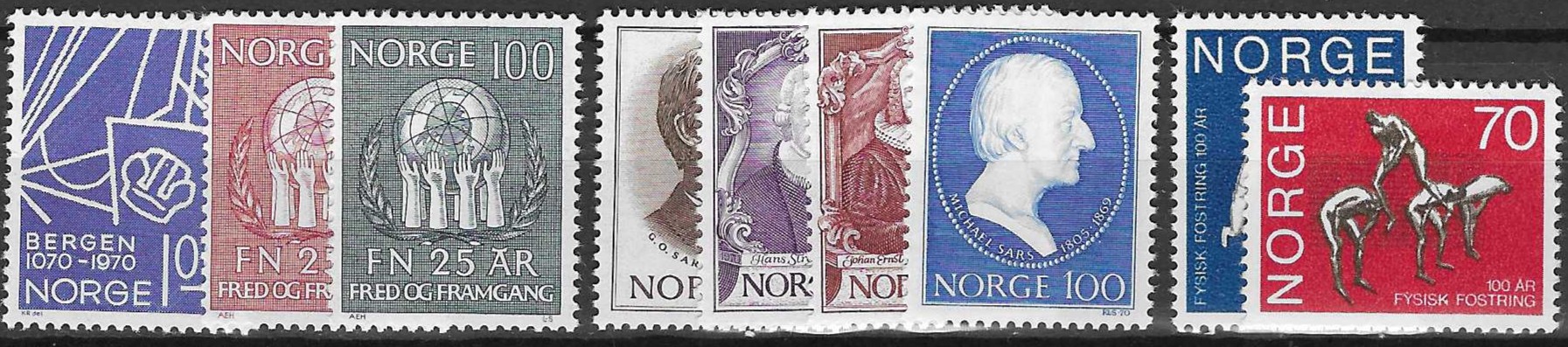 Norge NK 657-65** - verdi 110 NOK