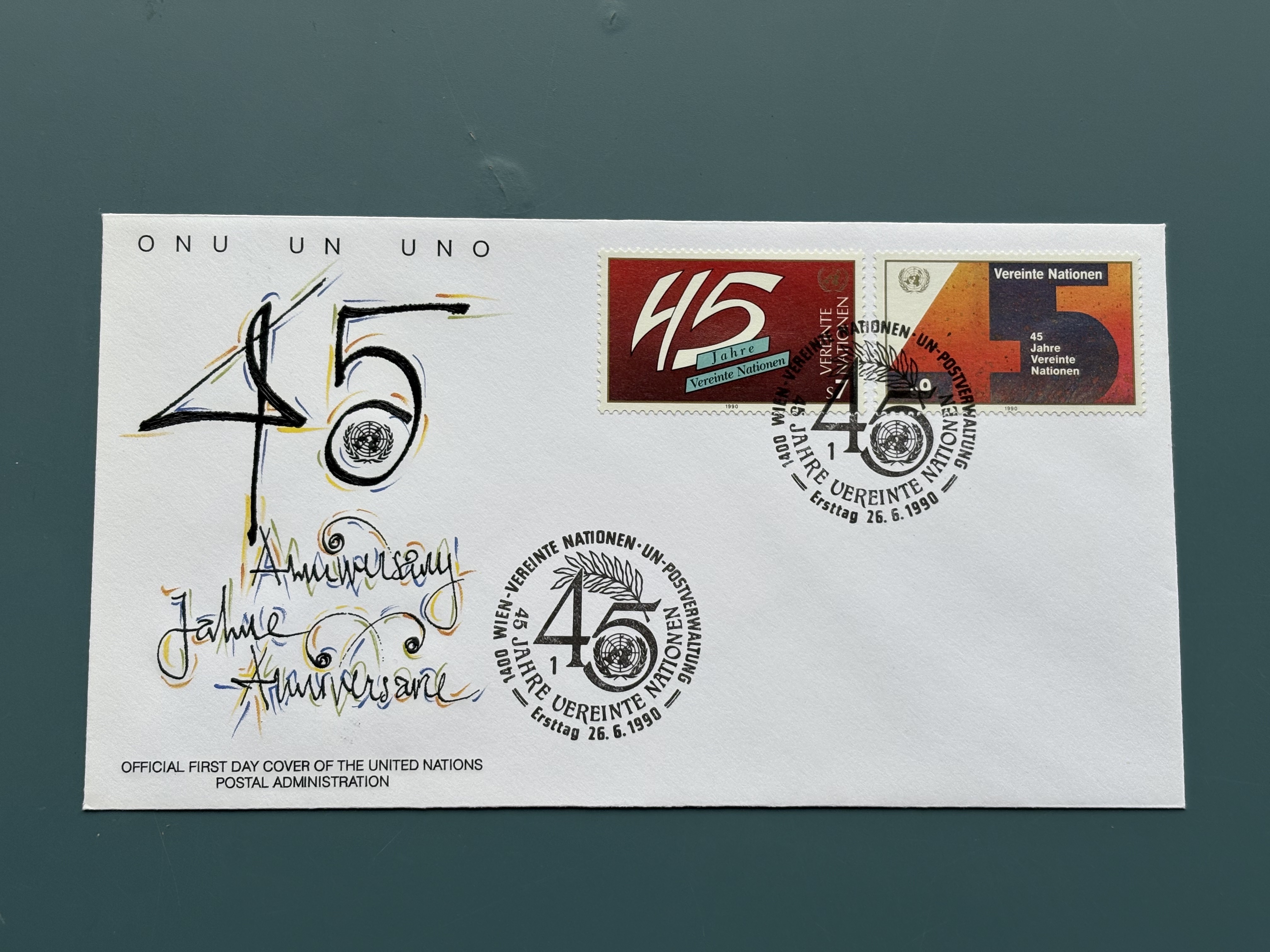 FDC - United Nations Postal Administration