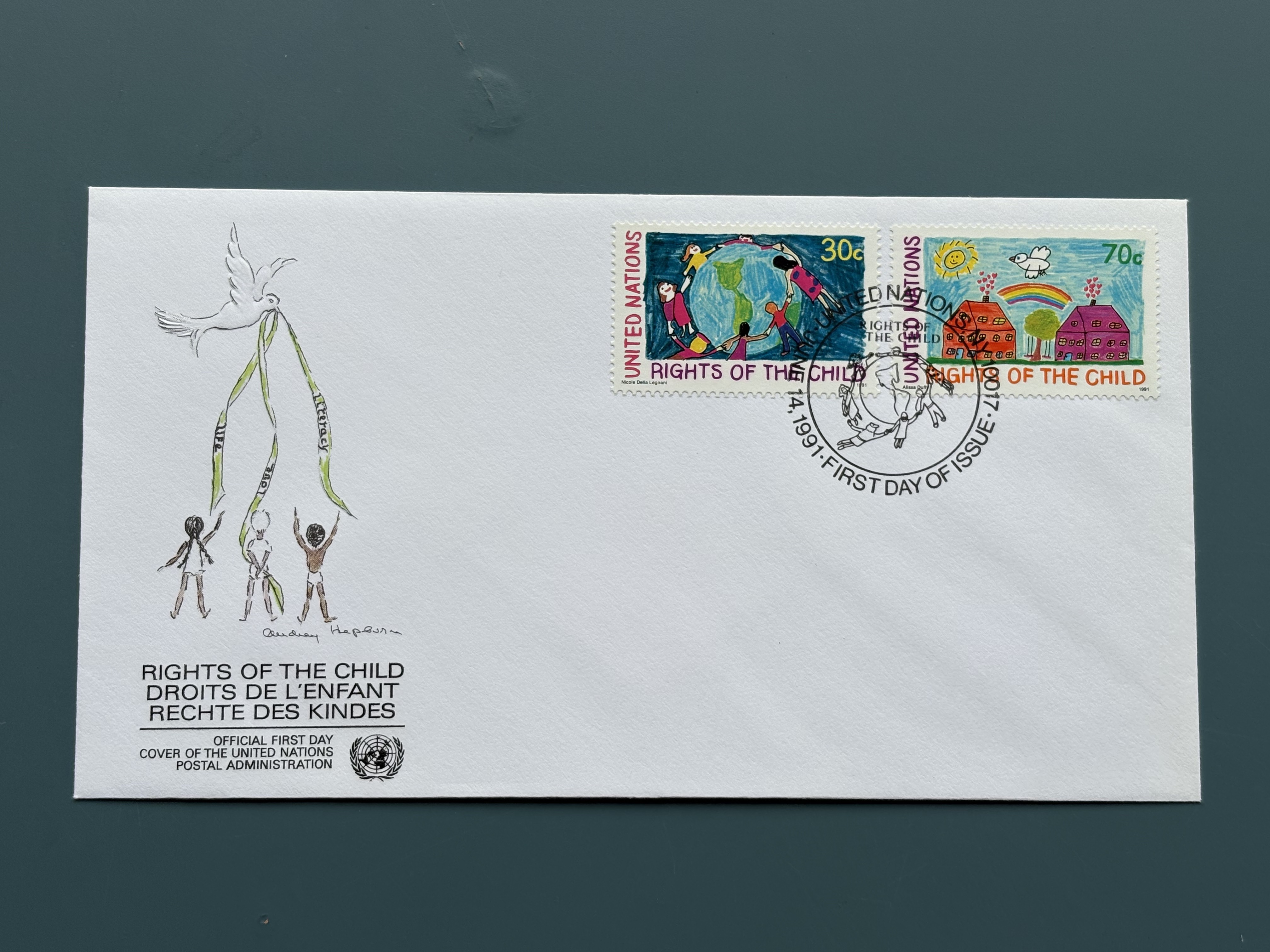 FDC - United Nations Postal Administration