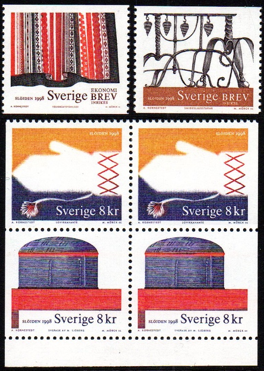 Sverige Afa: 1974-77 - Håndarbeid **