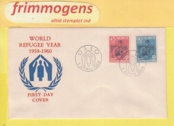 Flyktningehjelp, Norge FDC NK 483-84 (48952)