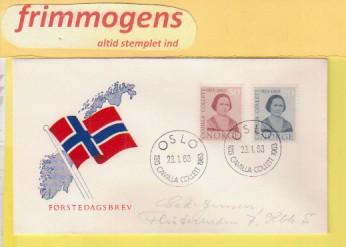 Camilla Collett, Norge FDC NK 530-31 (48956)