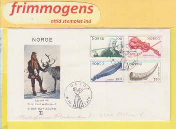 Folkemusikkinstrumenter, Norge FDC NK 831-34 (48958)
