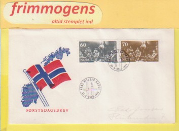 Hans Nielsen Hauge, Norge FDC NK 672-73 (48960)