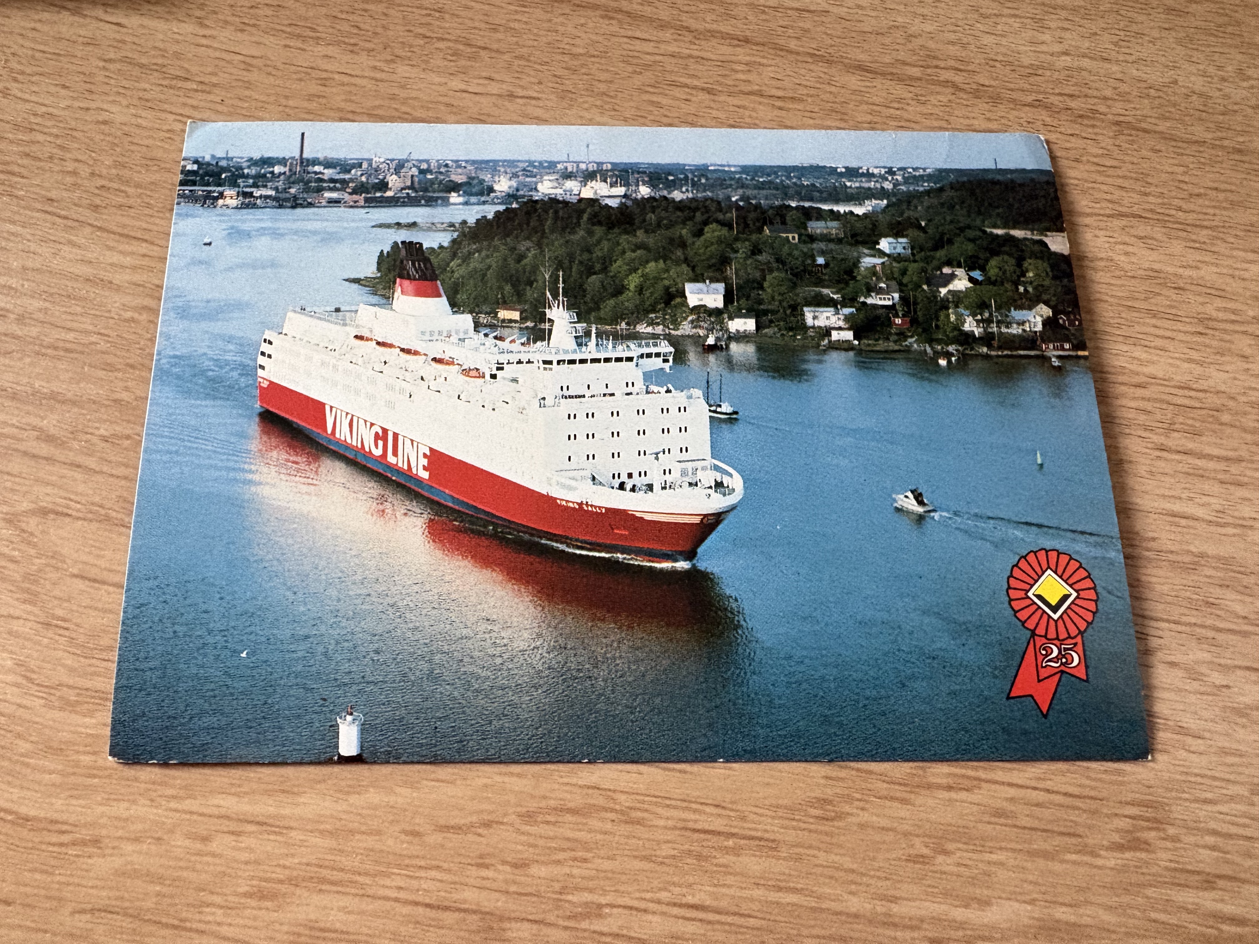 Viking Line - m.s. Viking Sally 2000 - stemplet ombord