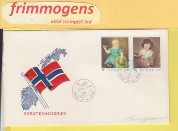 Int. barneåret, Norge FDC NK 841-42 (48965)