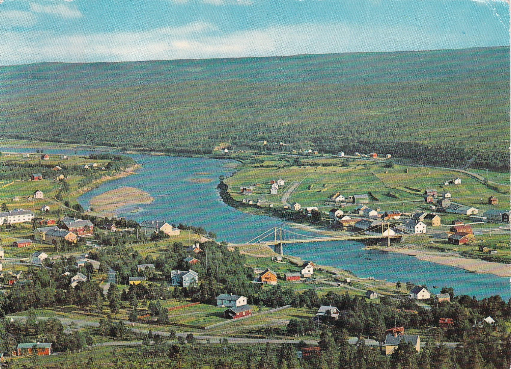Utsikt over Karasjok ( Aune F-3509-7)