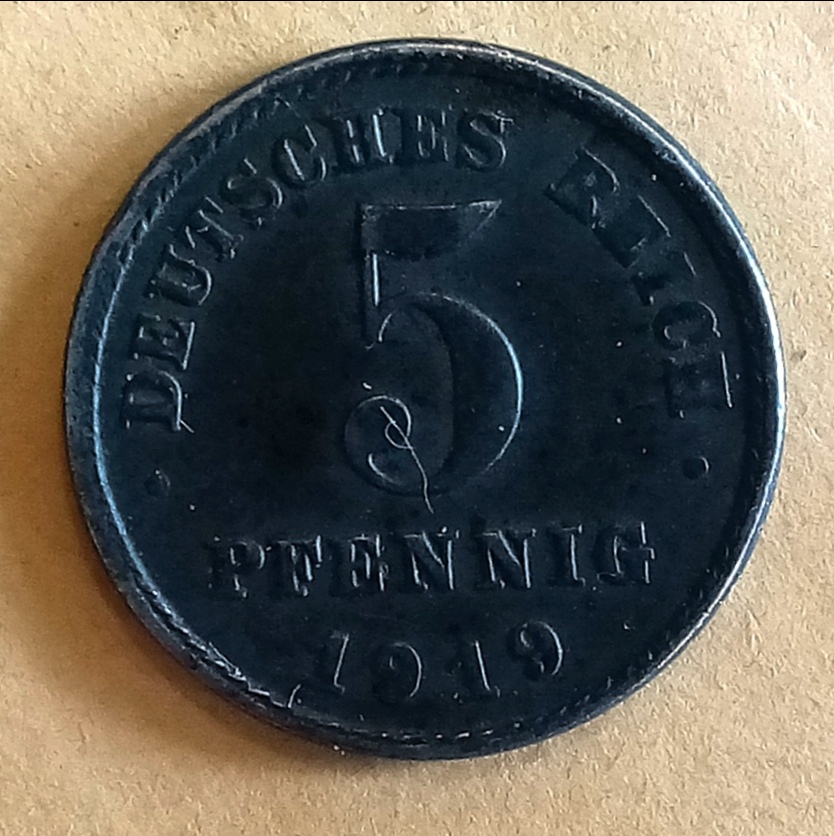 5 Pfennig. 1919