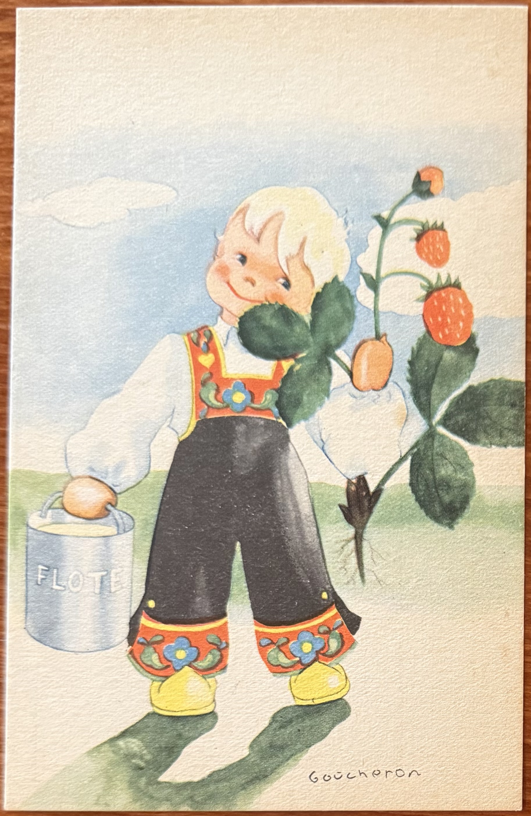 Coucheron, J.H.K. 514, Gutt M/jordbær