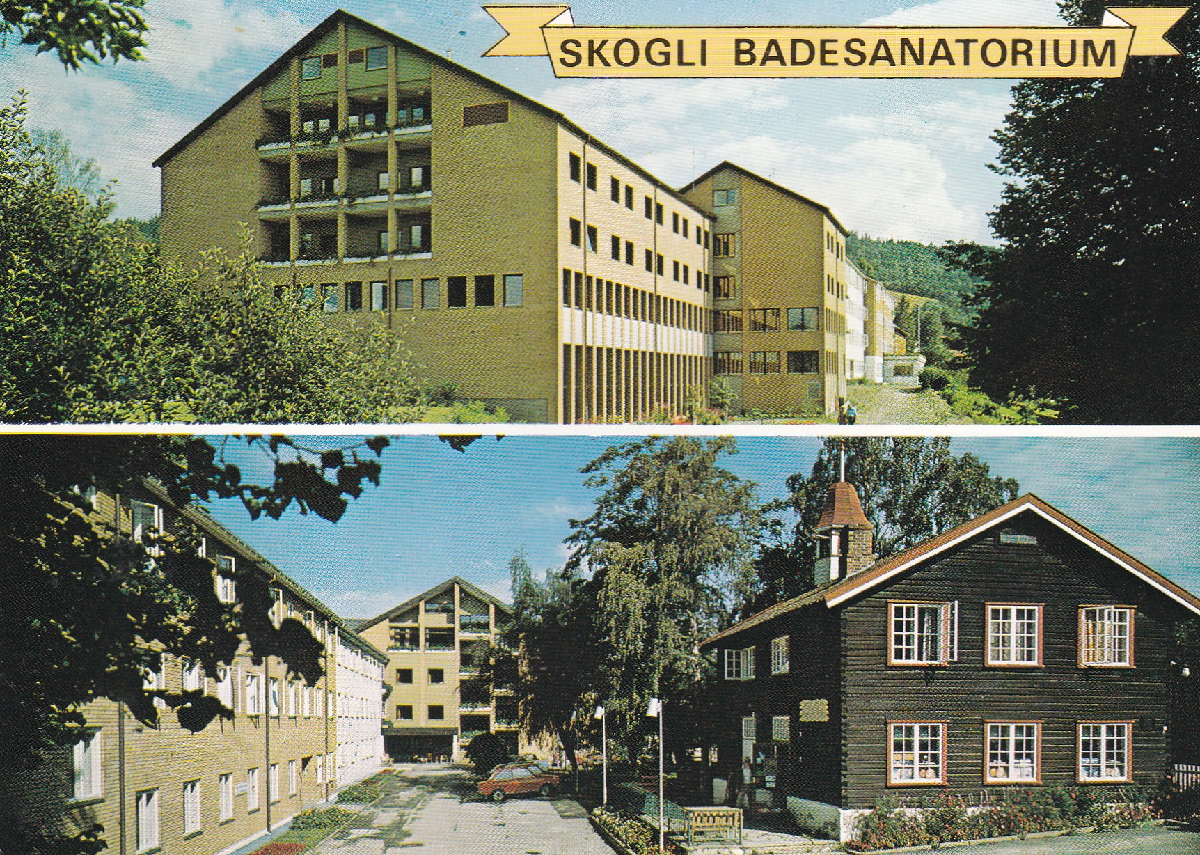 Skogli Badesanatorium, 2-bilders. Lillehammer ( Normann G-B-260)