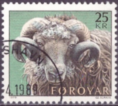 FÆRØYANE. AFA 36. PENT RUNDSTEMPLA.    (20,-)