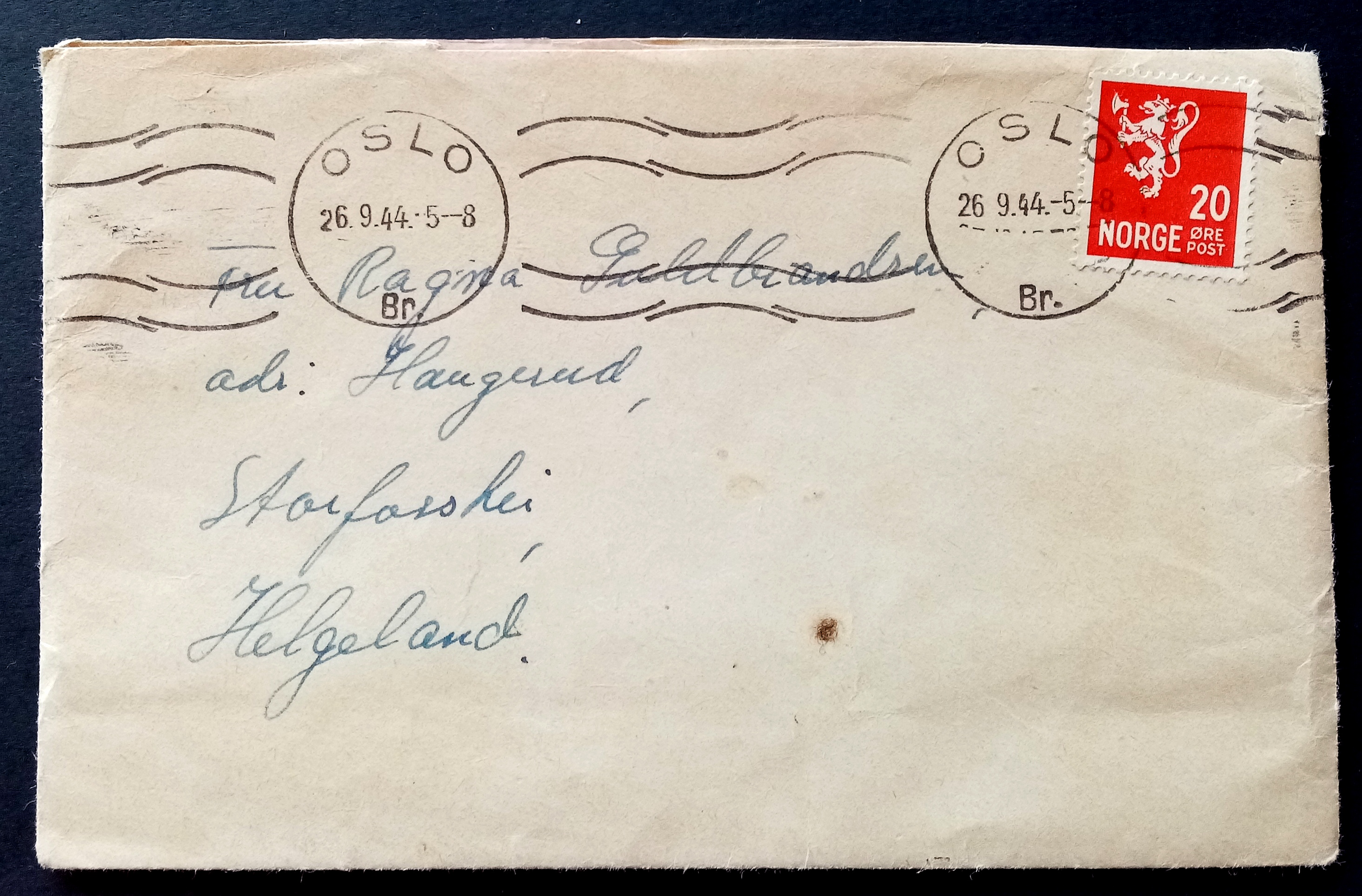 Brev - OSLO. 26.9.44.