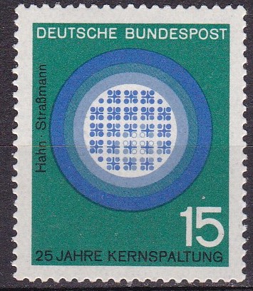 BRD 1964. Michel # 441. Teknikk og vitenskap 15 pf. Postfriskt merke