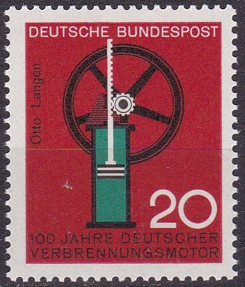 BRD 1964. Michel # 441. Teknikk og vitenskap 20 pf. Postfriskt merke
