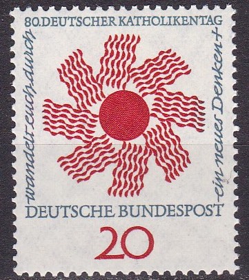 BRD 1964. Michel # 444. Katolikkenes dag. Postfriskt merke