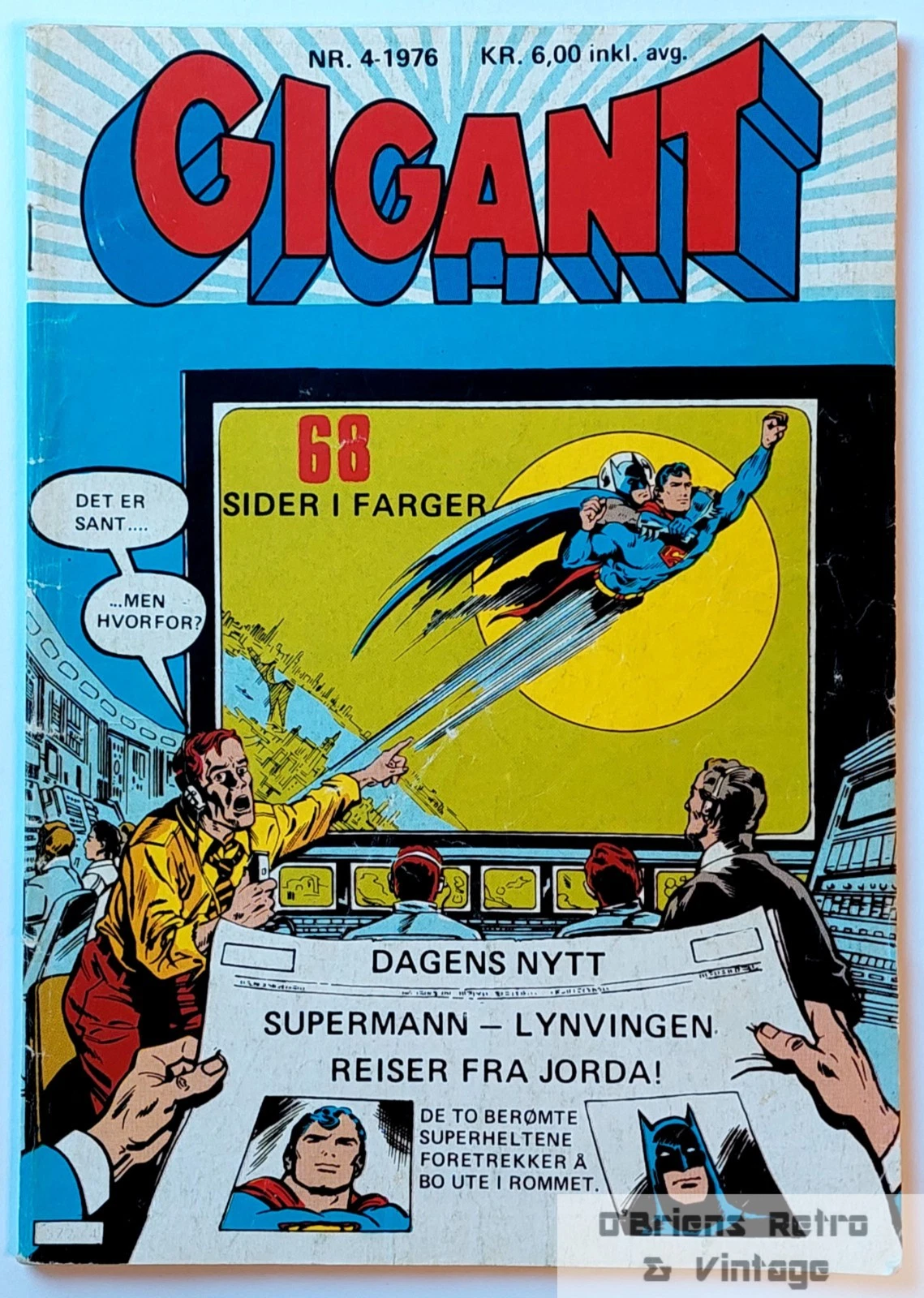 Gigant - 1976 - Nr. 4 - Supermann og Batman - DC
