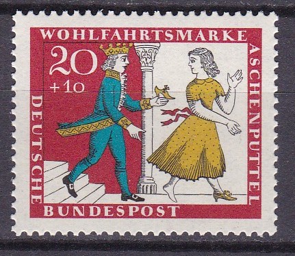 BRD 1965. Michel # 487. Eventyr, 20 pf. Postfriskt merke