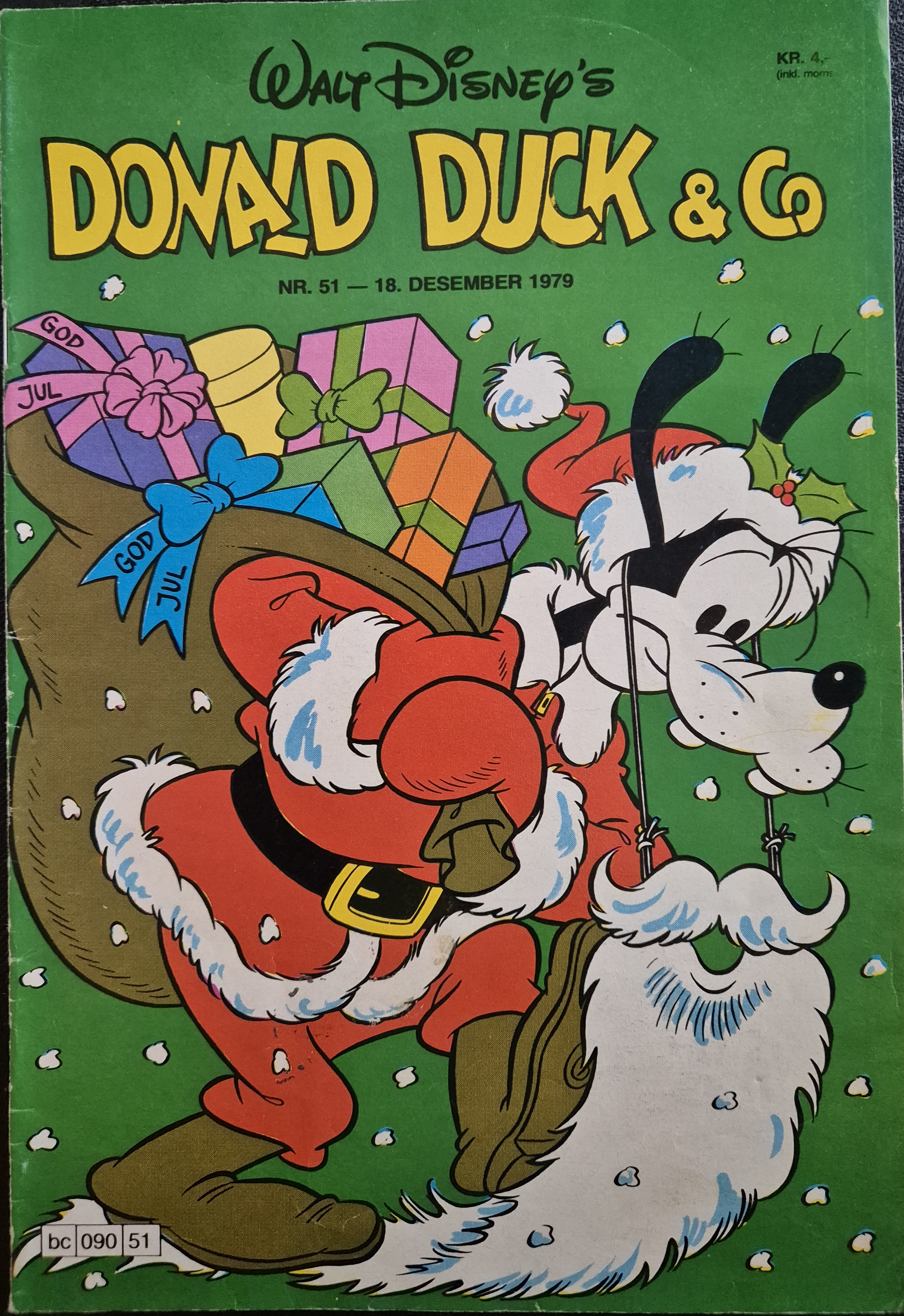 Donald Duck nr. 51 - 1979 *FN* bilag klistremerke