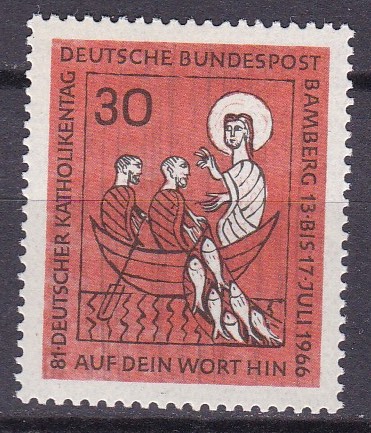 BRD 1966. Michel # 515. Katolikkenes dag. Postfriskt merke