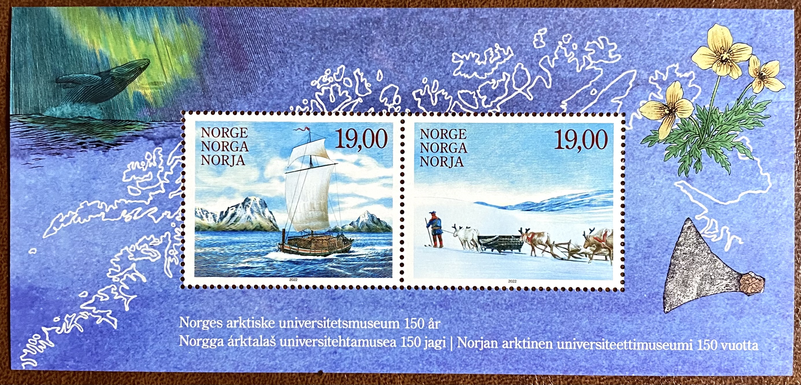 NK 2079-2080 År 2022 ** Postfrisk Miniatyrark