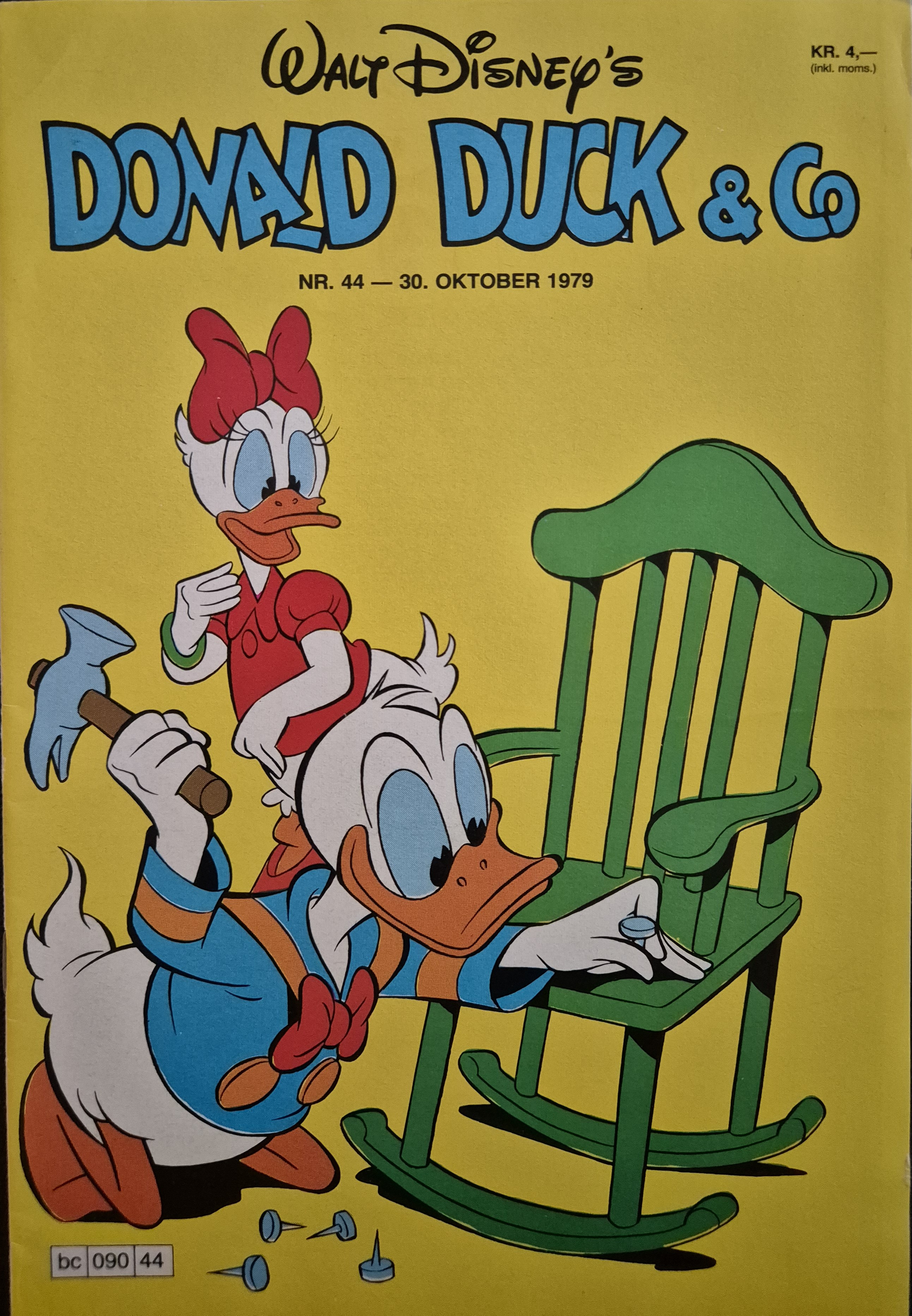 Donald Duck nr. 44 - 1979 *VF-* bilag stor plansje