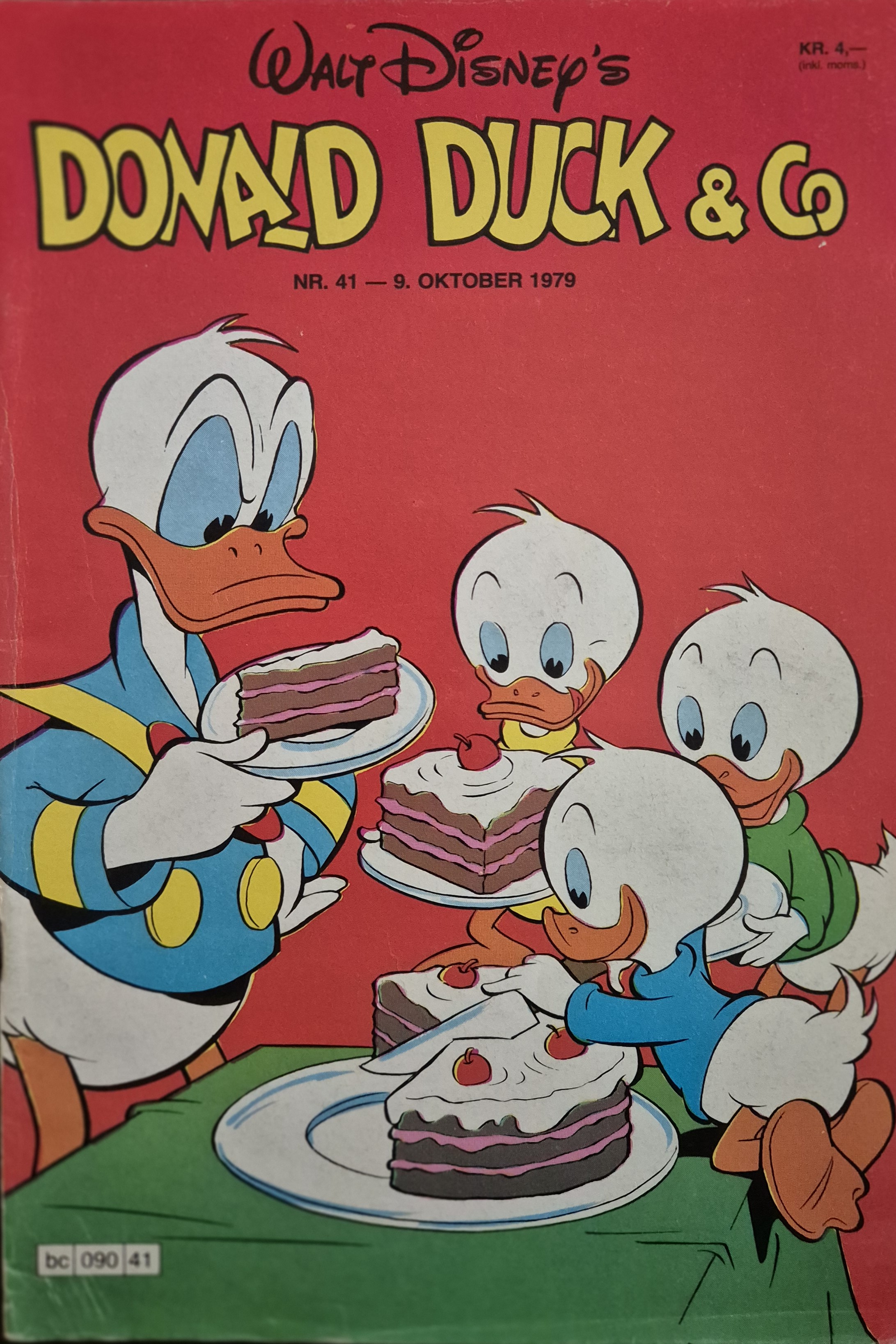 Donald Duck nr. 41 - 1979 *VF-* bilag indianerleir