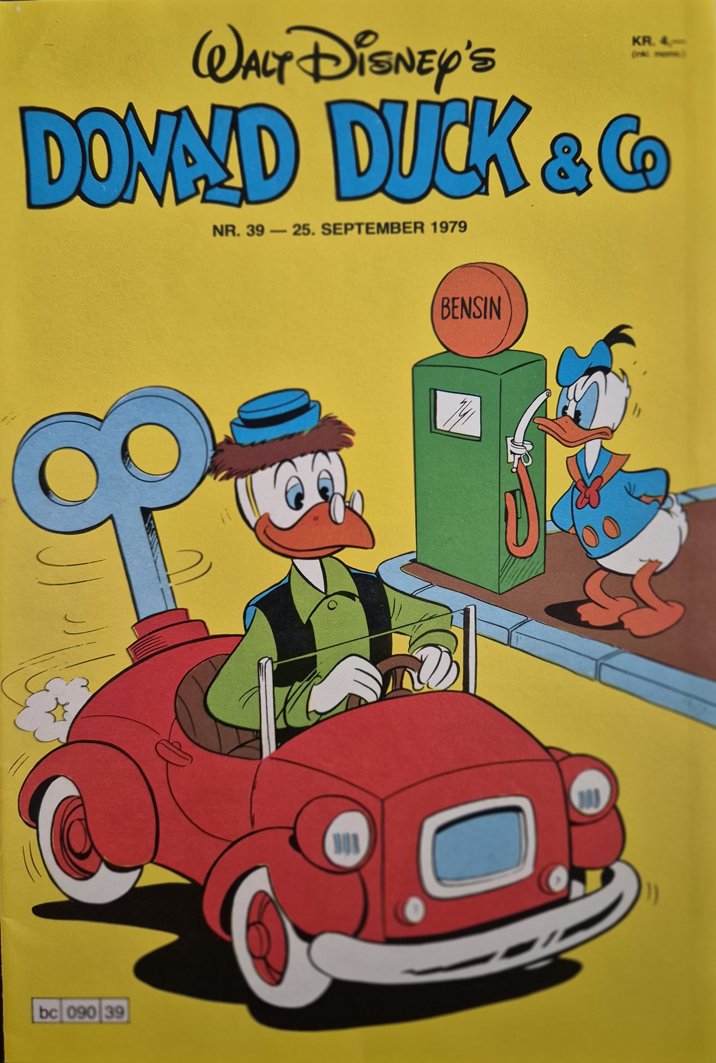 Donald Duck nr. 39 - 1979 *VF* bilag mini-Donald