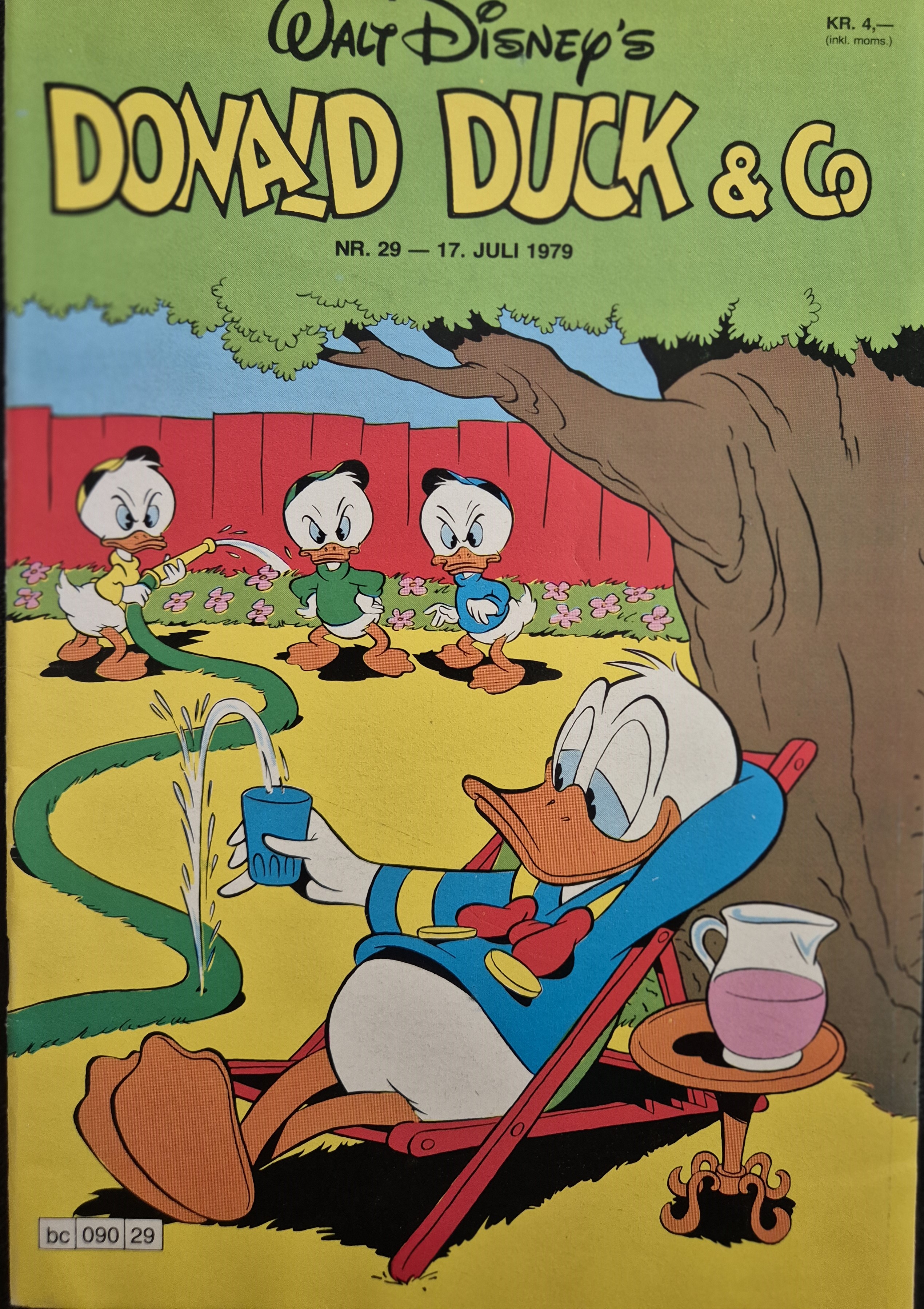 Donald Duck nr. 29 - 1979 *FN+* bilag ferietips