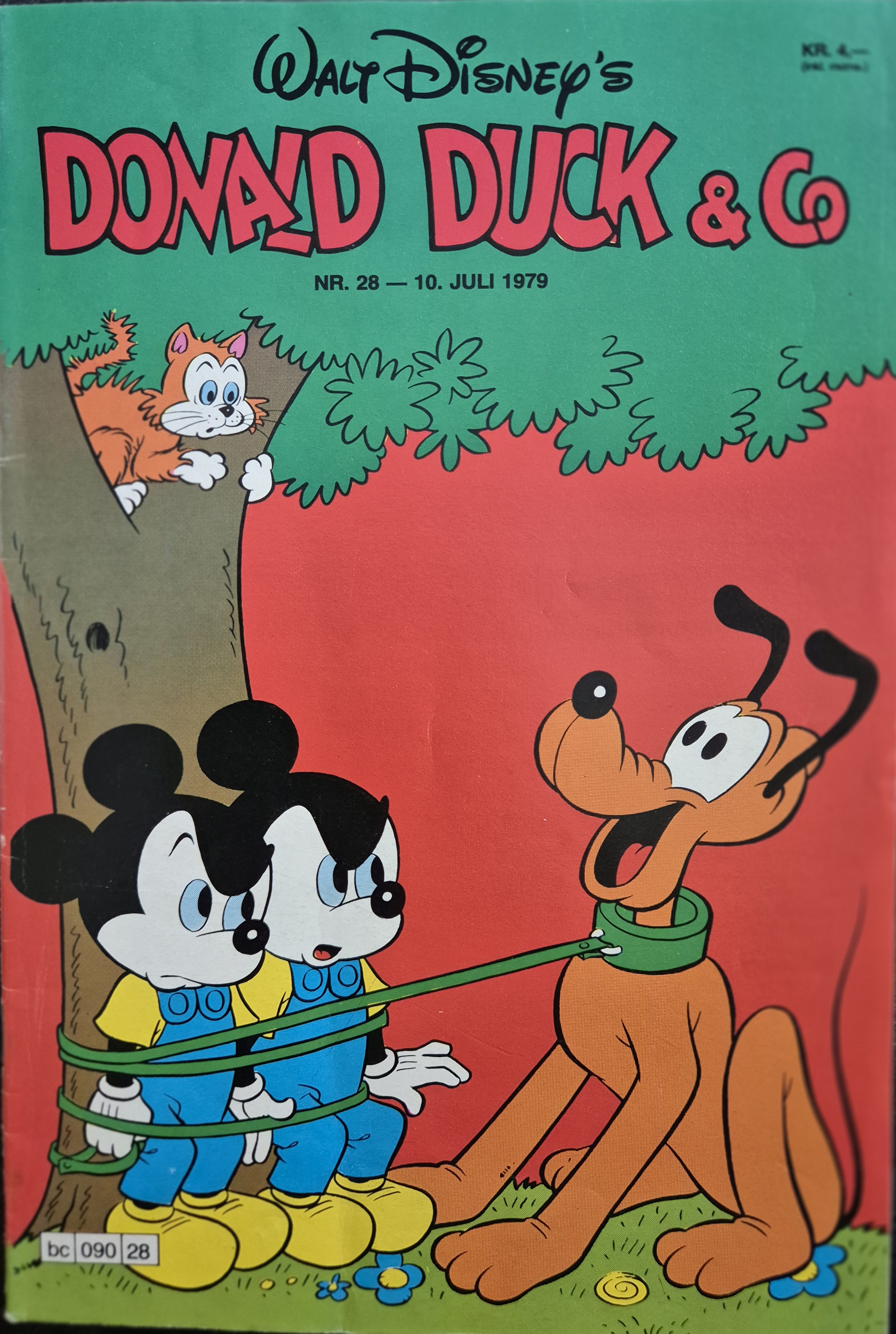 Donald Duck nr. 28 - 1979 *FN+* bilag ferietips og tatomerker