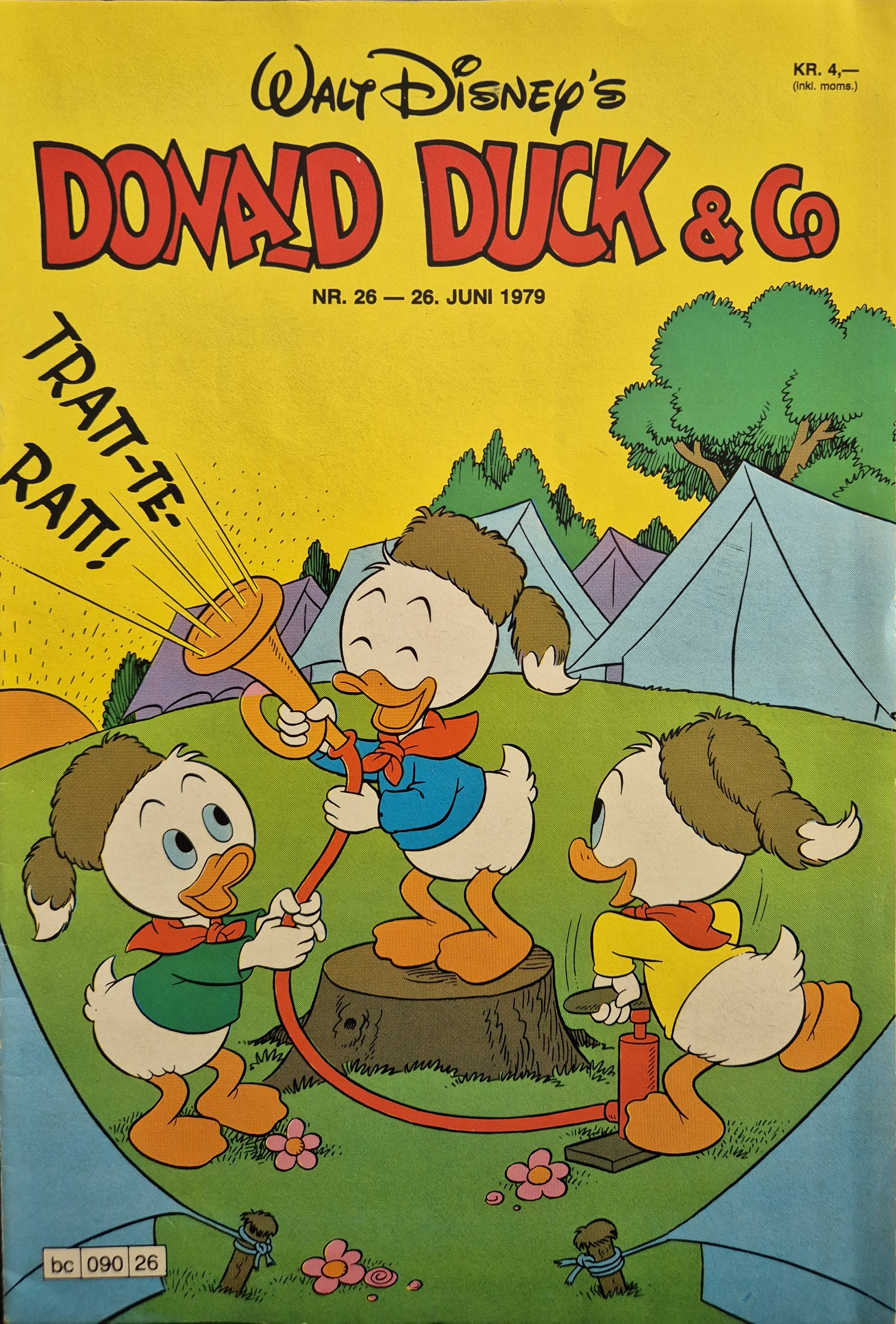 Donald Duck nr. 26 - 1979 *FN+* bilag tatomerker