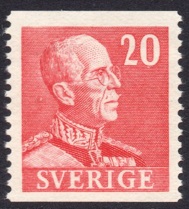 Sverige Afa: 267 Type I - Kong Gustav V **