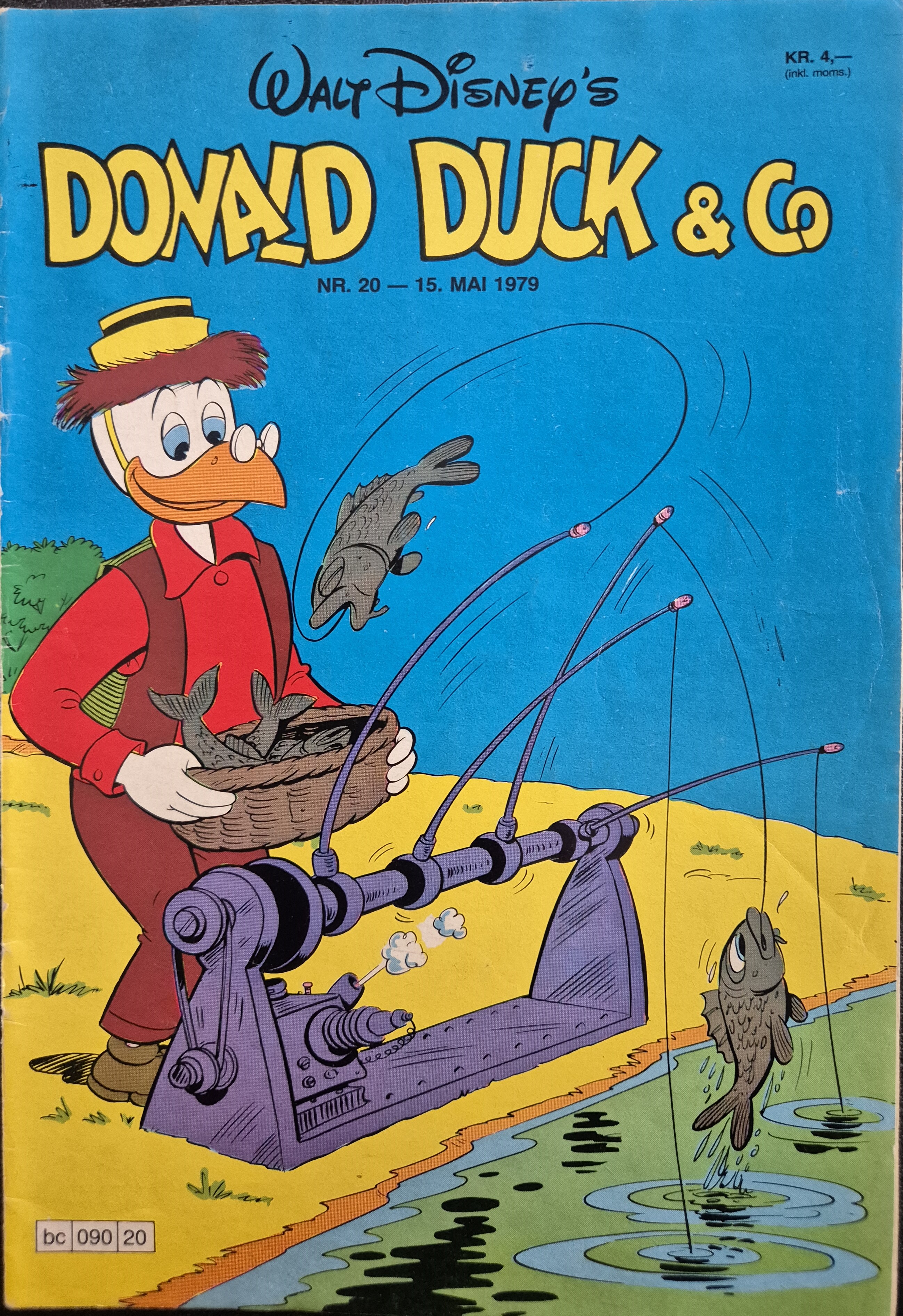 Donald Duck nr. 20 - 1979 *FN+* bilag klistremerker