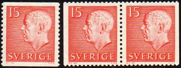 Sverige Afa: 474+par - Kong Gustaf VI Adolf **