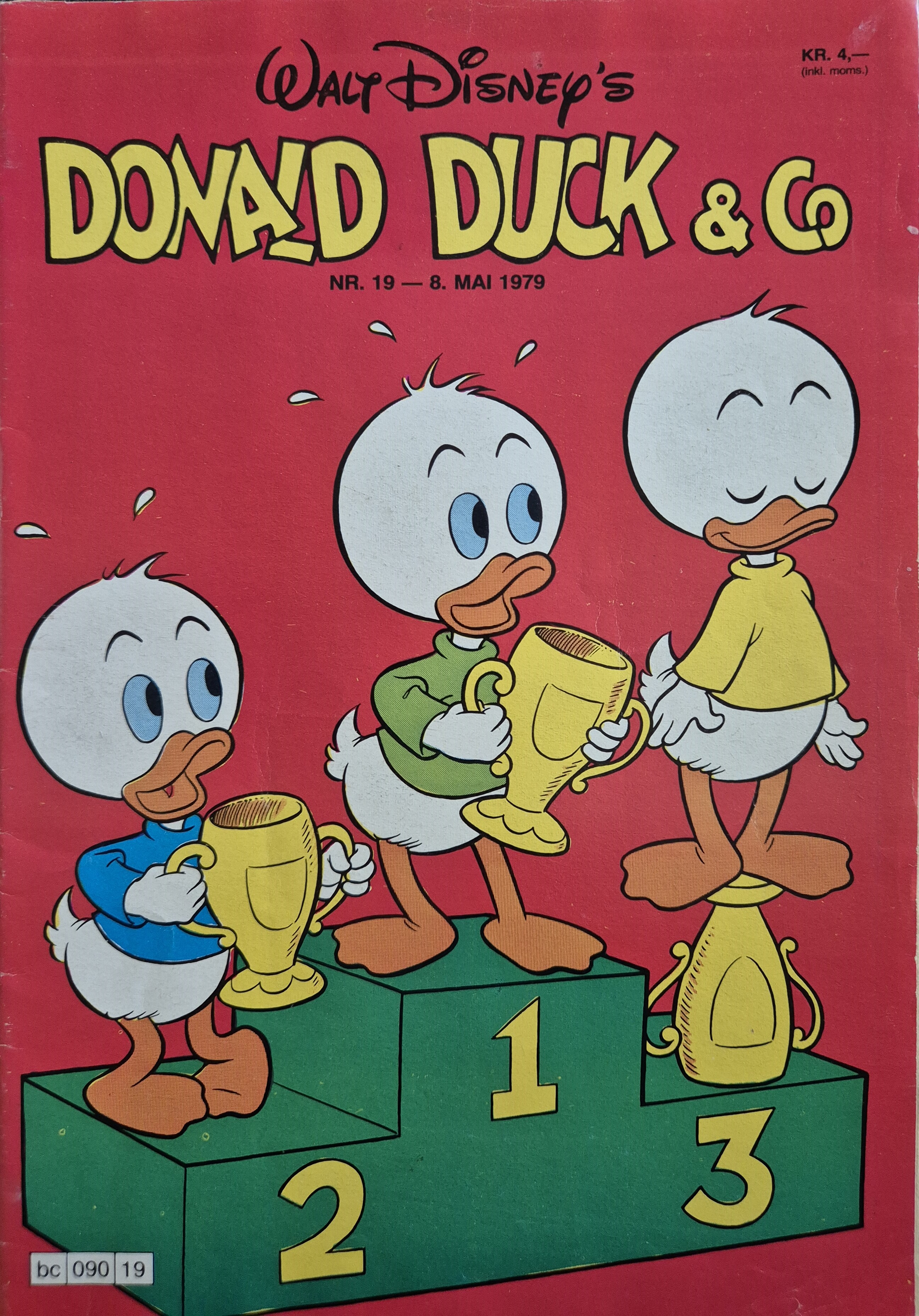 Donald Duck nr. 19 - 1979 *FN* bilag klistremerker