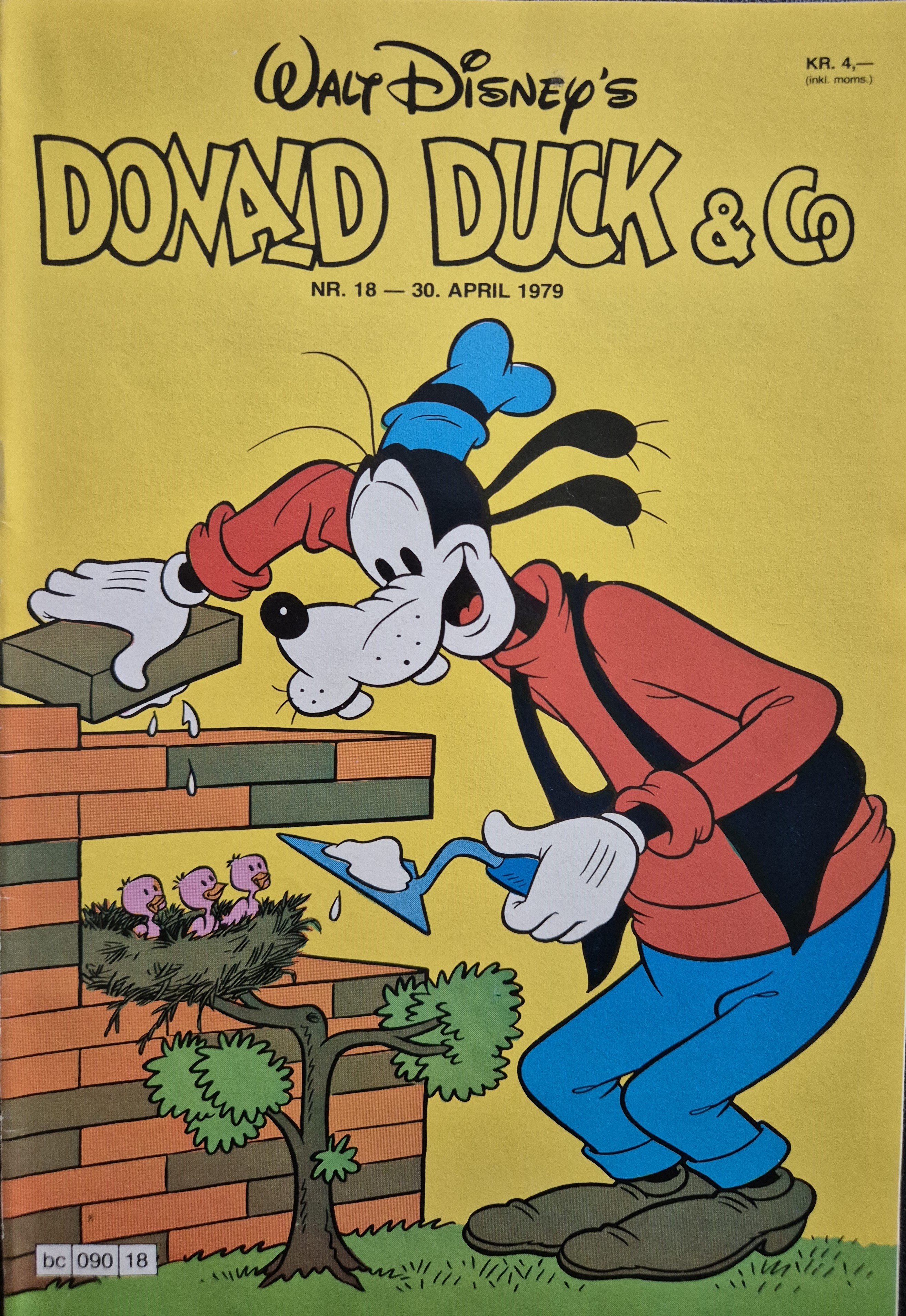 Donald Duck nr. 18 - 1979 *FN* bilag skyvebilder