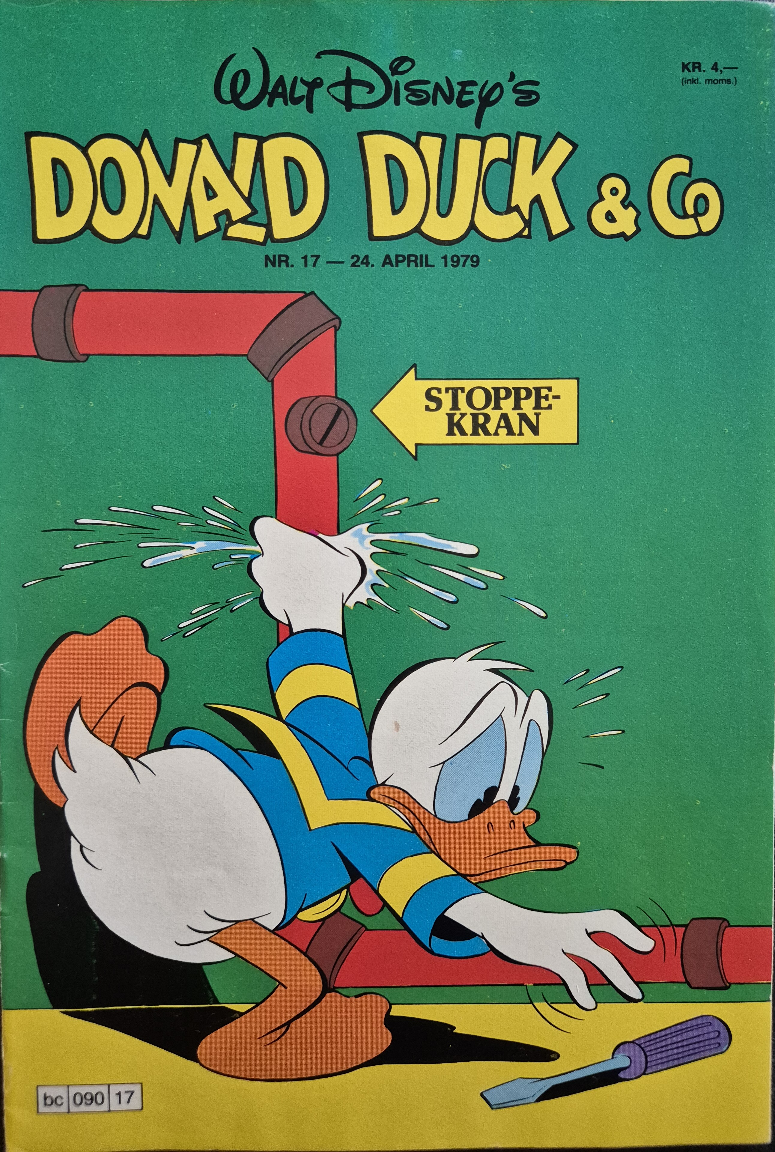 Donald Duck nr. 17 - 1979 *FN* bilag skyvebilder