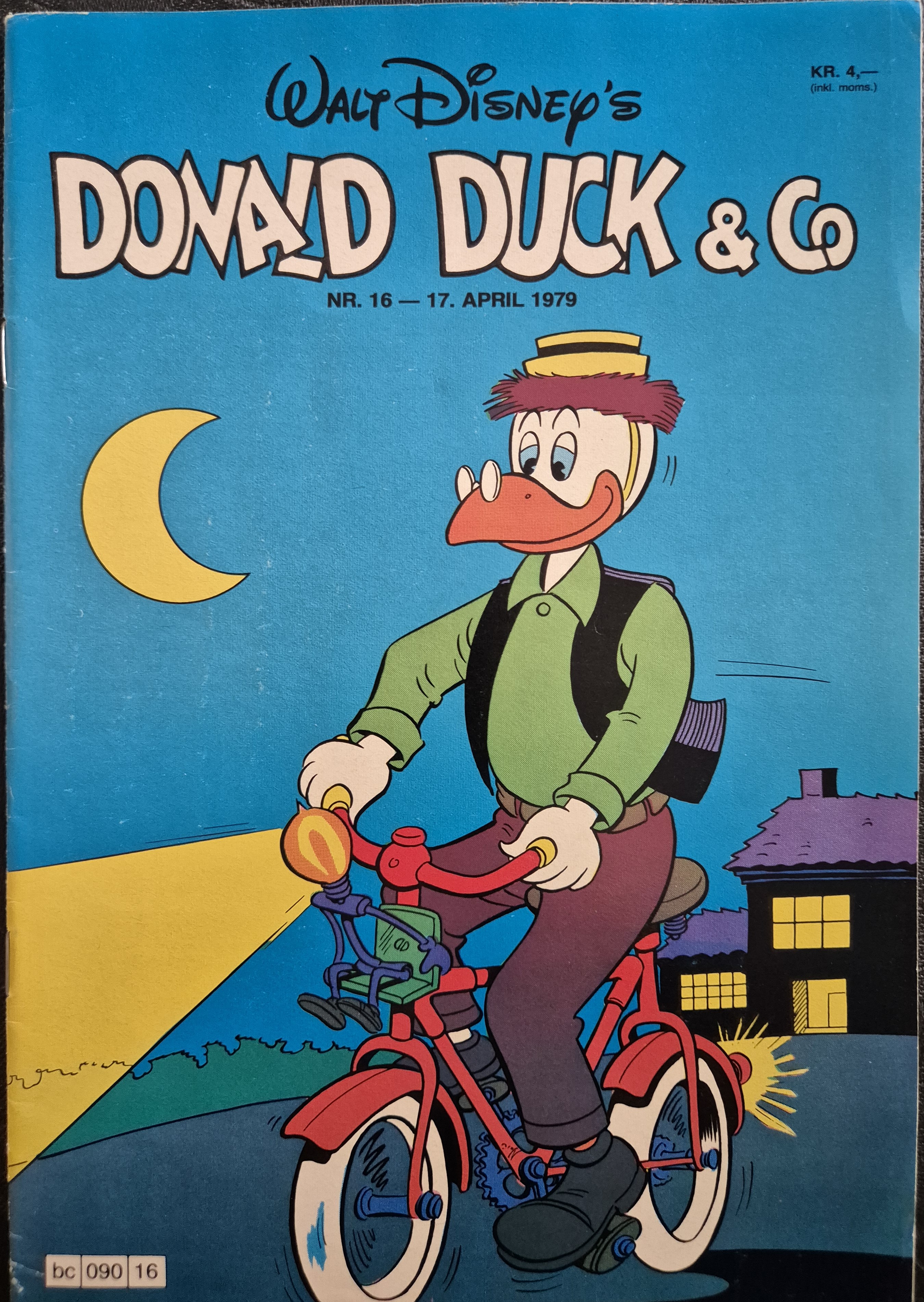 Donald Duck nr. 16 - 1979 *FN* bilag skyvebilder