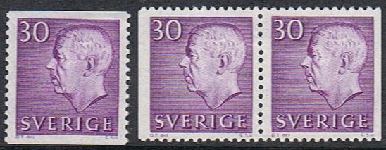 Sverige Afa: 495+par - Kong Gustaf VI Adolf **
