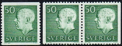 Sverige Afa: 605+par - Kong Gustaf VI Adolf **