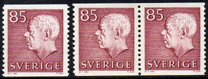 Sverige Afa: 715+par - Kong Gustaf VI Adolf **