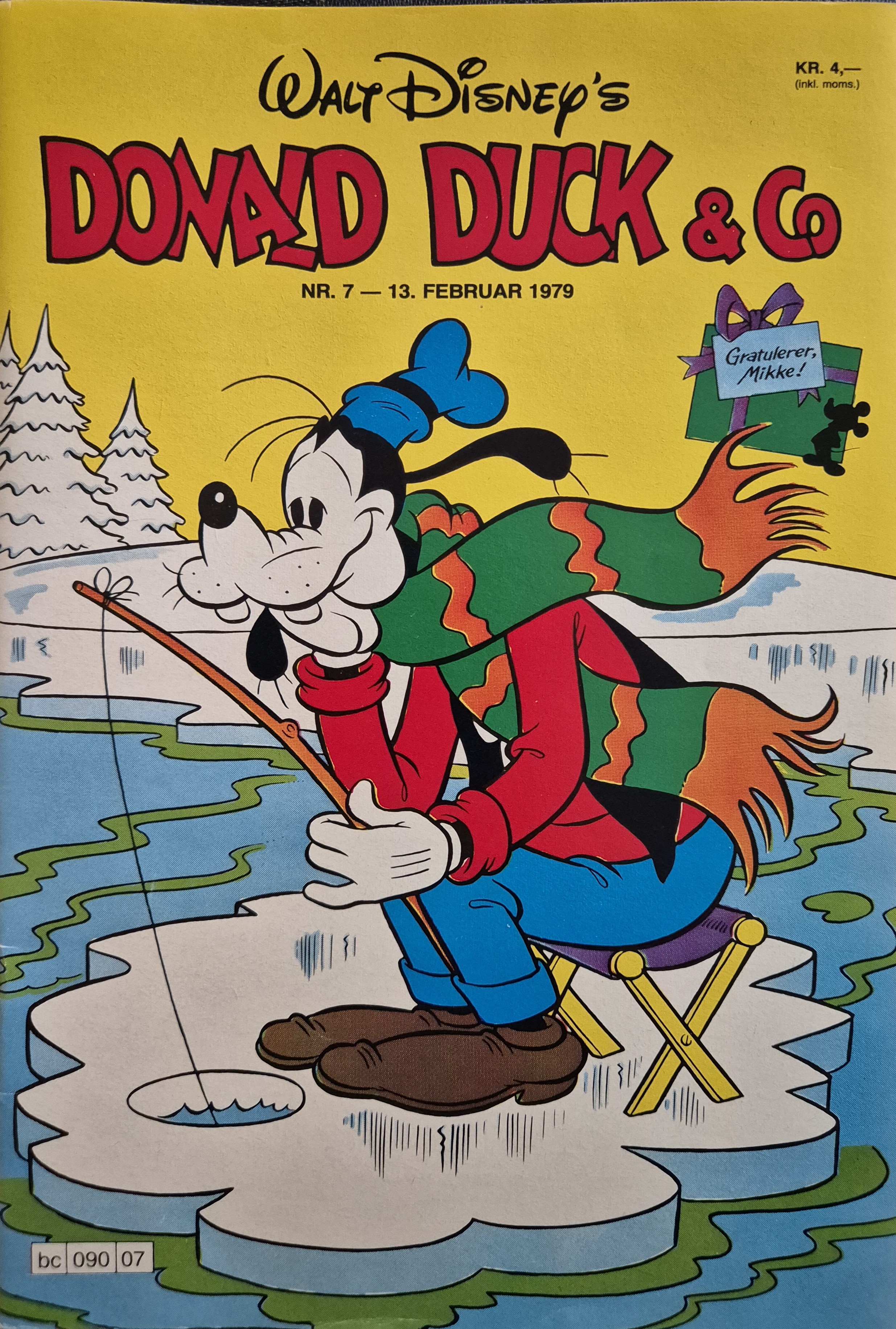 Donald Duck nr. 7 - 1979 *FN* bilag bestemors låve ++