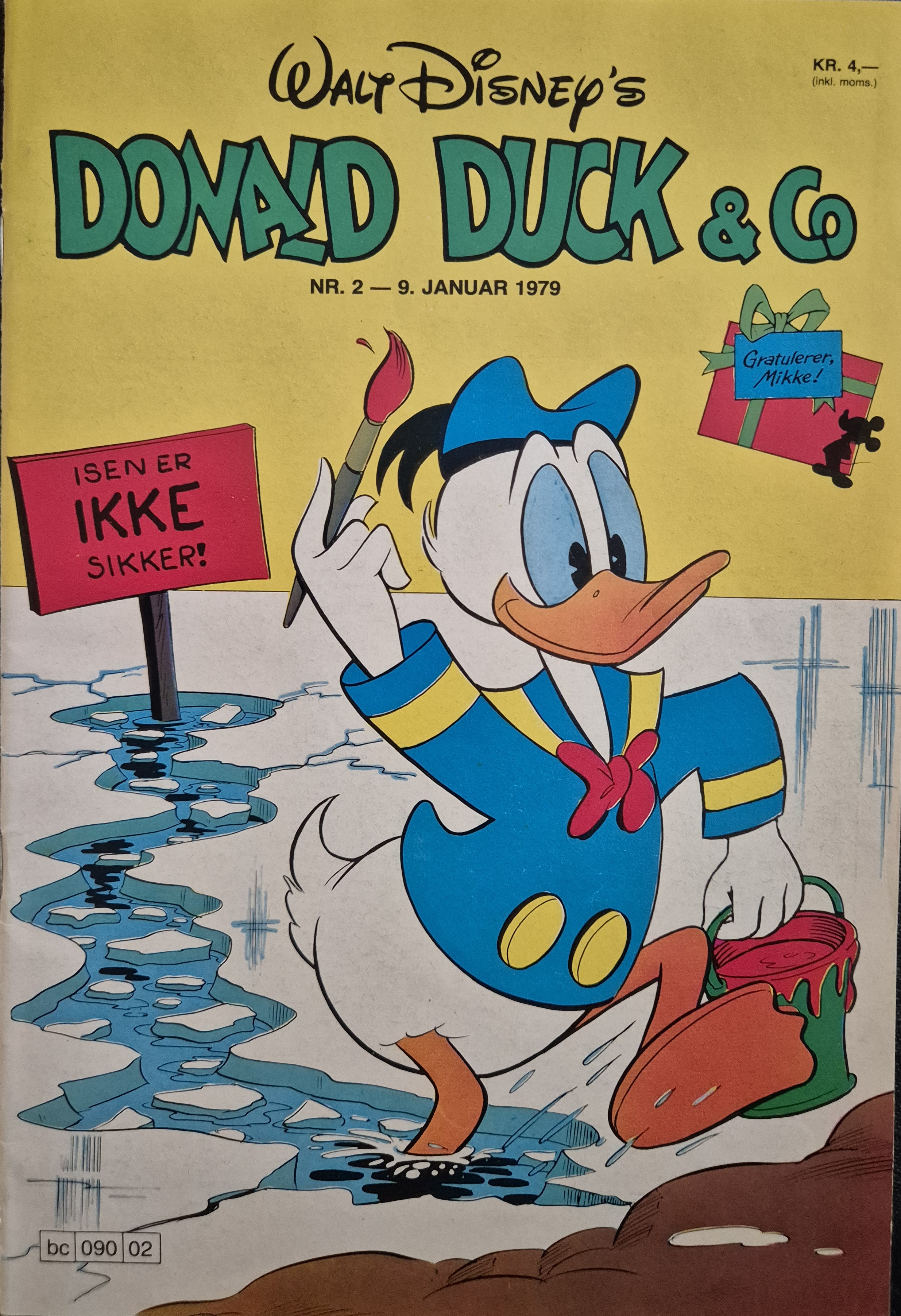 Donald Duck nr. 2 - 1979 *FN* bilag jubileumsplakat