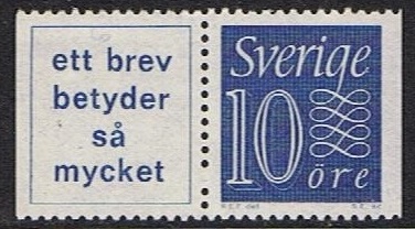 Sverige Afa: 430+tekst - Talltype **