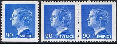 Sverige Afa: 905+par - Kong Carl XVI Gustaf **