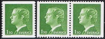 Sverige Afa: 941+par - Kong Carl XVI Gustaf **